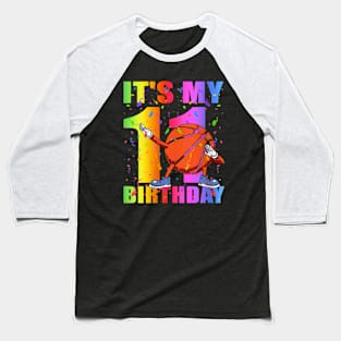 Womens Its My 11th Birthday Boy Girl 11 Year Old Baseball T-Shirt